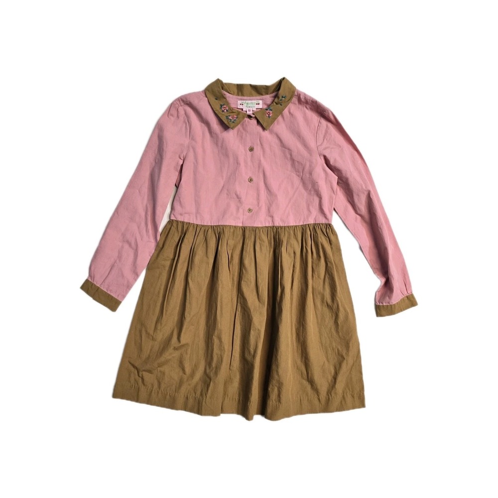 Bonpoint Girls  Fantine Dress Colorblock‎ 10